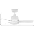 thumbnail image 6 of Hinkley Lighting - Chet - 3 Blade Ceiling Fan with Light Kit In Modern, 6 of 22