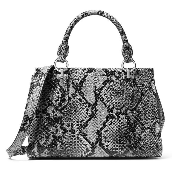 Michael Kors Marilyn Small Leather Crossbody, Quarry Gray