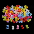 thumbnail image 2 of 100 botones de resina de colores, mini botones de 2 agujeros para manualidades, costura, álbumes de recortes, 5-6 mm, 2 of 8