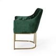 thumbnail image 4 of Mirren Chaise d'Appoint en Velours et Fer, 4 of 6