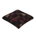 thumbnail image 2 of Multi-Size Linen Sofa Pillow Cover Invisible Zipper Open And Close Strong Use For Sofa Chair Garden Sofa Car Darkvoilet Houndstooth Checkered_3 20"X20", 2 of 7