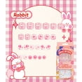 thumbnail image 4 of Fofosbeauty 24 Pcs Children Press on Nails Kits Kids Girls False Nails, Short Artificial Fake Nails Cute Pre Glue Full Cover Tip Kit for Children Little Girls,Lovely Pink Rabbit, 4 of 4