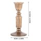 thumbnail image 4 of Golden Artistic Candle Holder for Decor 1Pcs Resin Wedding Festival Wedding, 4 of 5