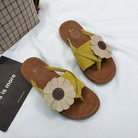 

Women s Summer Sandals Casual Choes Flat Heel Elegant Roman Sandals Beach Shoes brown casual summer flat