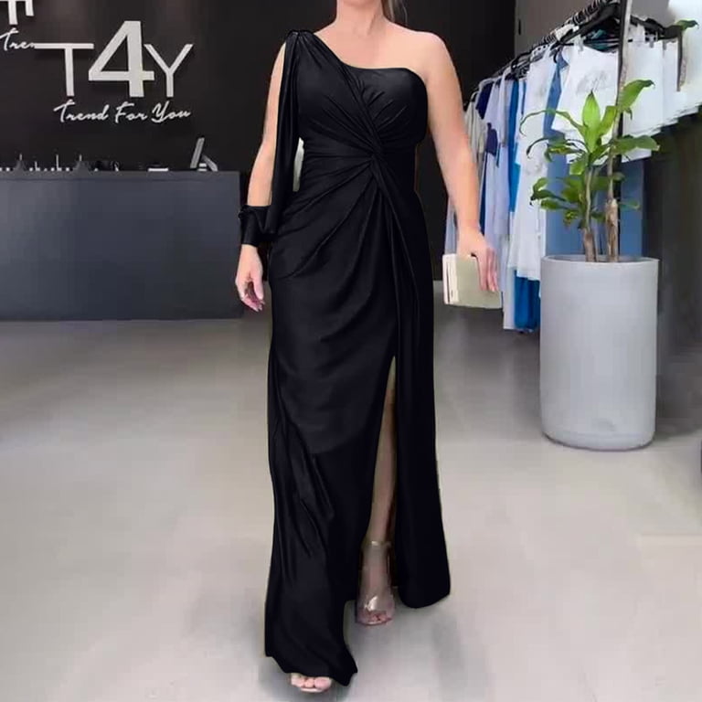 cos floaty asymmetric midi dress The Shine Factor Rhinestone Asymmetrical Midi Dress main image 1