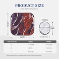 thumbnail image 4 of Multi-Size 2pce Car Front Glass Visor Collapsible Sunscreen No Odor Comfortable For Most Cars Suv Trucks Mediumvioletred Marble_2, 4 of 7