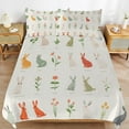 thumbnail image 2 of Rabbit Bedding Set with Zipper Closure for Girls & Boys, 2 of 6