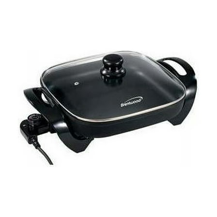 Brentwood Appliances Nonstick Electric Skillet With Glass Lid (1,300w; 12")