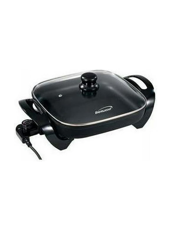 Brentwood Appliances Nonstick Electric Skillet With Glass Lid (1,300w; 12")
