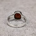 thumbnail image 4 of Red Garnet Ring, Silver Jewelry, 925 Silver Ring, Father's Day, AAA Natural Garnet, January Birthstone Ring, Heavy Mens Ring, Spiritual Healing Gemstone, Christmas, Designer Mens Ring, 4 of 6