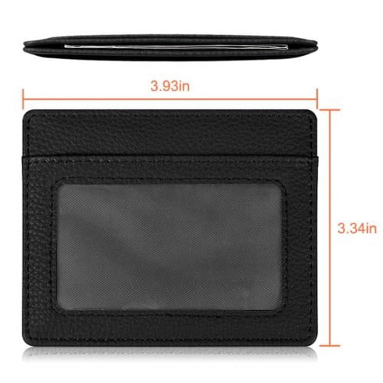 Fintie Credit Card Holder with RFID Blocking, Black photo 5