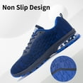 thumbnail image 5 of JOYFON Mens Running Shoes Air Cushioned Athletic Sneakers Non Slip Tennis Shoes for Sport Gym Jogging RoseBlue Size 10.5, 5 of 7