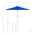 thumbnail image 5 of California Umbrella Venture 7.5' White Market Umbrella in Blue, 5 of 5