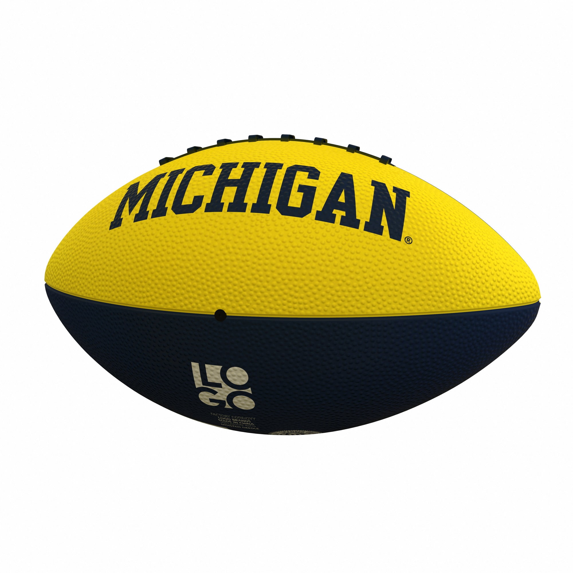 Michigan Wolverines Pinwheel Logo Junior Football