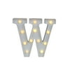 Light Up Letter LED Alphabet PlasticParty Sign Wedding Festival Stand Decoration (W)