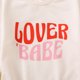 thumbnail image 4 of Gibobby Mamelucos para bebe niña Bebé recién nacido Bebé Unisex Algodón Otoño Día de San Valentín Manga larga Sudadera Ropa(Blanco, 18-24 Meses), 4 of 5