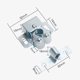 thumbnail image 4 of Home Double R Wheels For Catch Latch Board Cabinet Door Furniture. (silver)(10pcs), 4 of 5