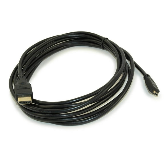 10ft MICRO-HDMI (Type D) to Standard HDMI M to M 32AWG Cable