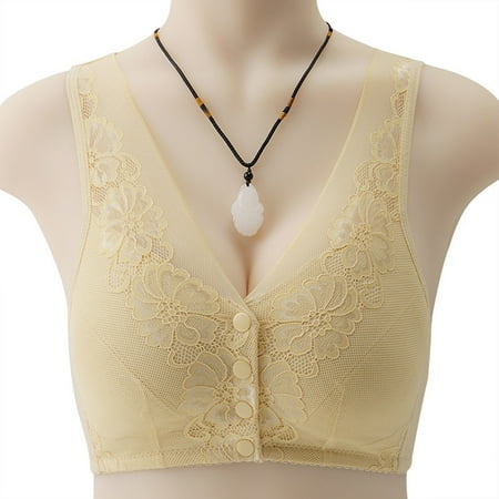 

cyber and Monday Deals Clearance under 5$ BUIgtTklOP No Boundaries Bras for Women Plus Size Women s Strapless Large Front Button Bra With Beautiful Back Marks Thin Style Gathered Adjusted