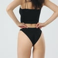 thumbnail image 6 of HEVIRGO Women Underpants Low Waist Thong Seamless High Elasticity Underwear One-piece Triangle Briefs Bikini Panties, 6 of 8
