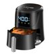 thumbnail image 1 of Freidora de aire de 4.2 QT, horno con control de temperatura y tiempo, lavavajillas, cesta antiadherente, pantalla táctil digital LED, bandeja de acero inoxidable (negro-digital), 1 of 5