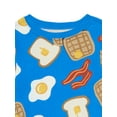 thumbnail image 2 of Wonder Nation Boys Cotton Snug Fit Long Sleeve Top and Pants Sleep Set, 2-Piece, Sizes 4-10, 2 of 3