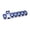 Blue, variant on Ezy Dose Weekly (7-Day) Daily Pill Planner, Waterproof Locking Compartments, Rainbow