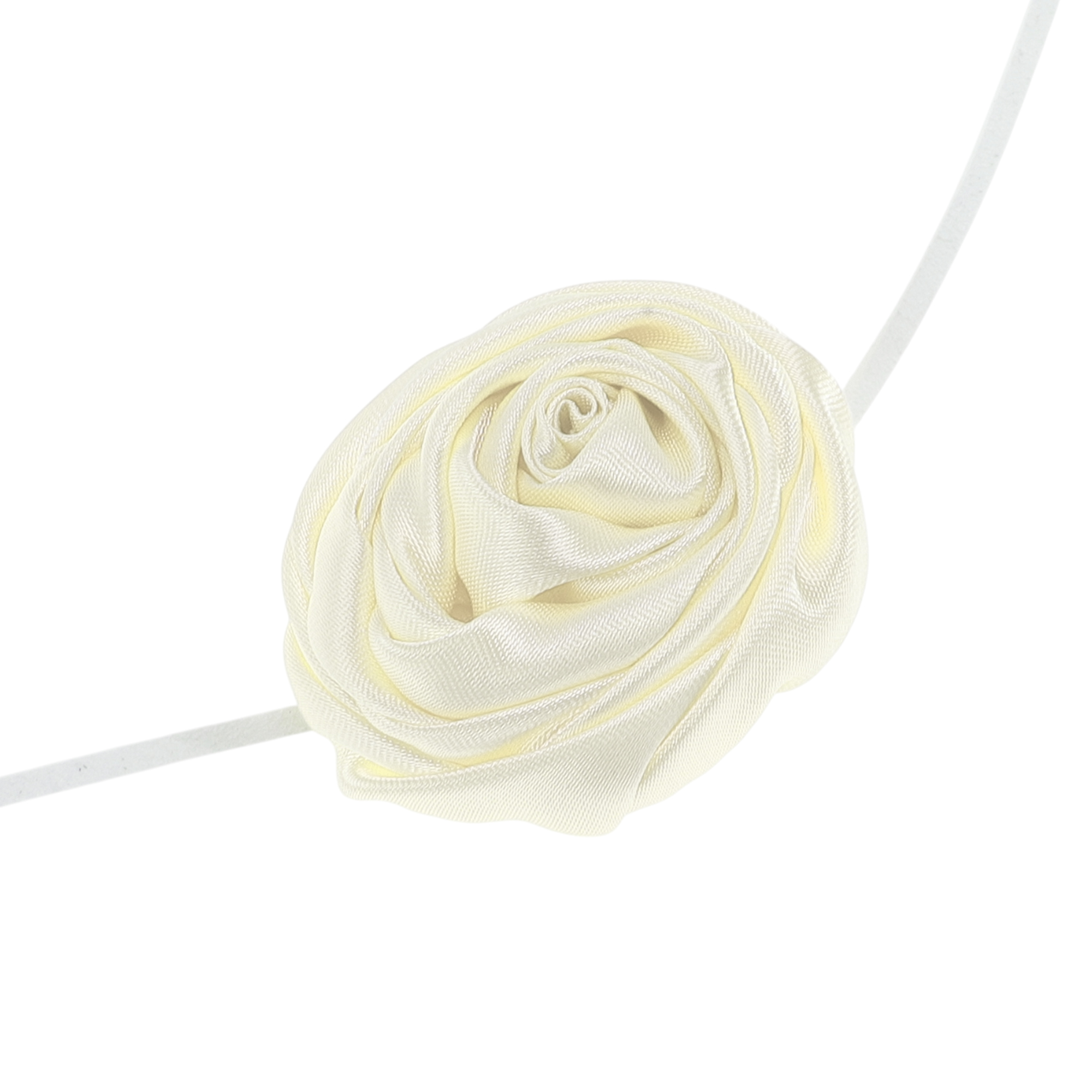 Unique Bargains Elegant Rose Adjustable Choker Necklace for Women Beige