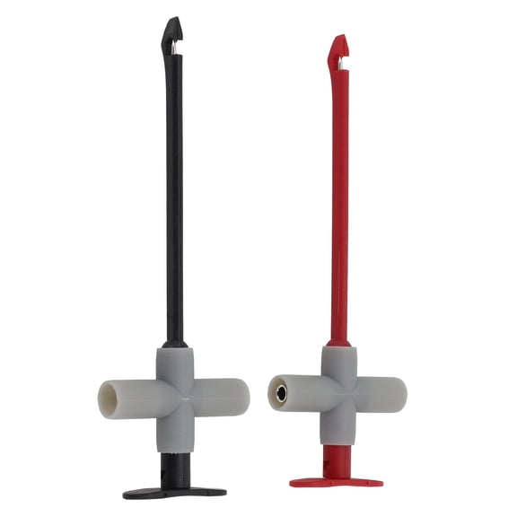 Mosiee 2Pcs Multimeters Puncture Probes 143Mm Length Wire Test Clips Multimeter Piercing Probes with 4Mm Socket
