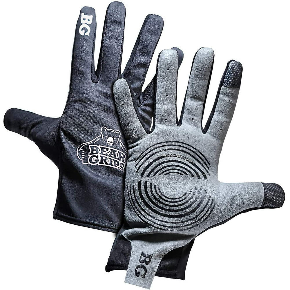 Bear Grips Padded & Full Finger Workout Gloves for Gym for Men & Women