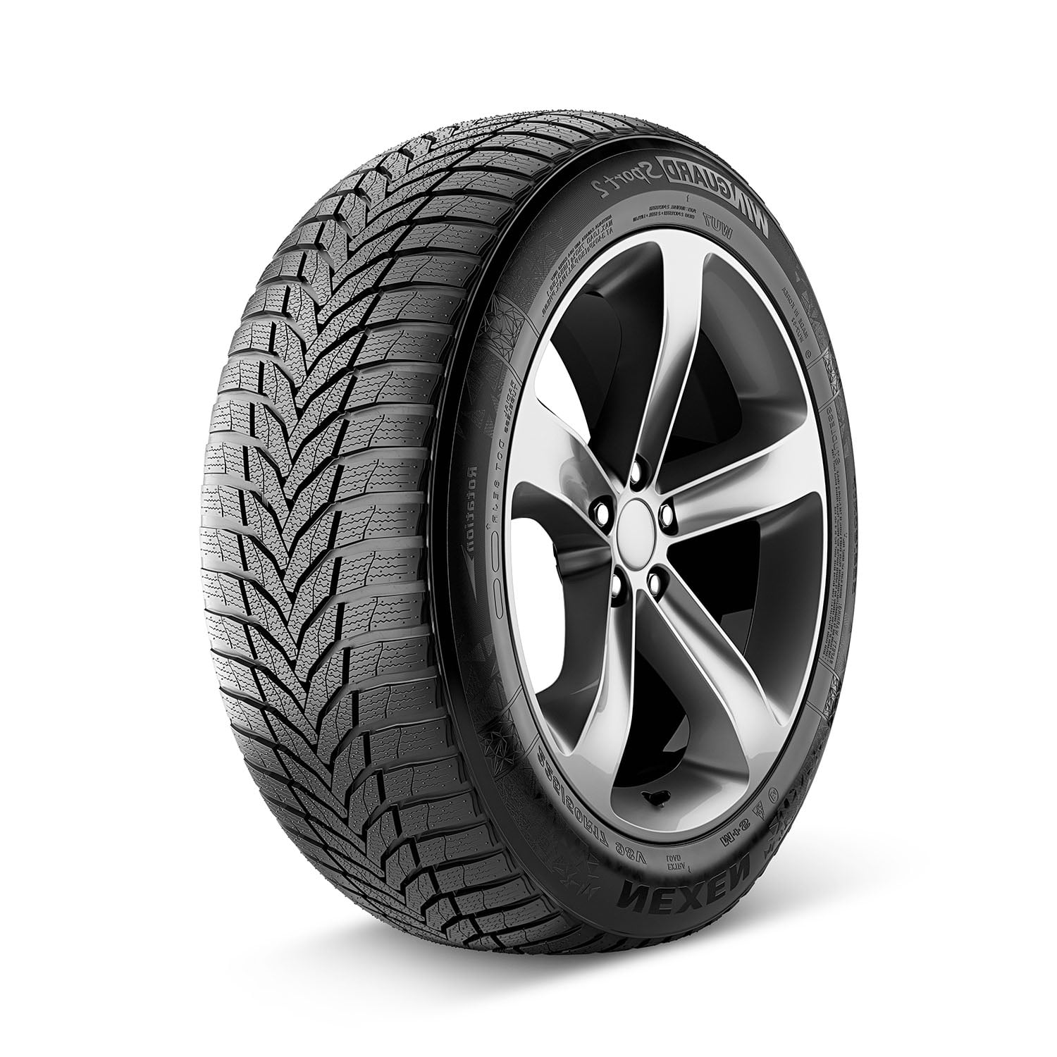 Nexen Winguard Sport 2 Winter 225/60R18 104V XL Passenger Tire Fits: 2018-23 Chevrolet Equinox LT, 2017-18 Subaru Outback 3.6R Touring