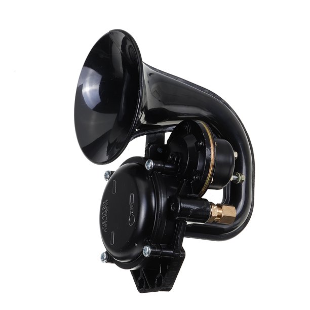 Snail Air Horn Siren 300DB Loud,12V/24V Single Trumpet Air Horn