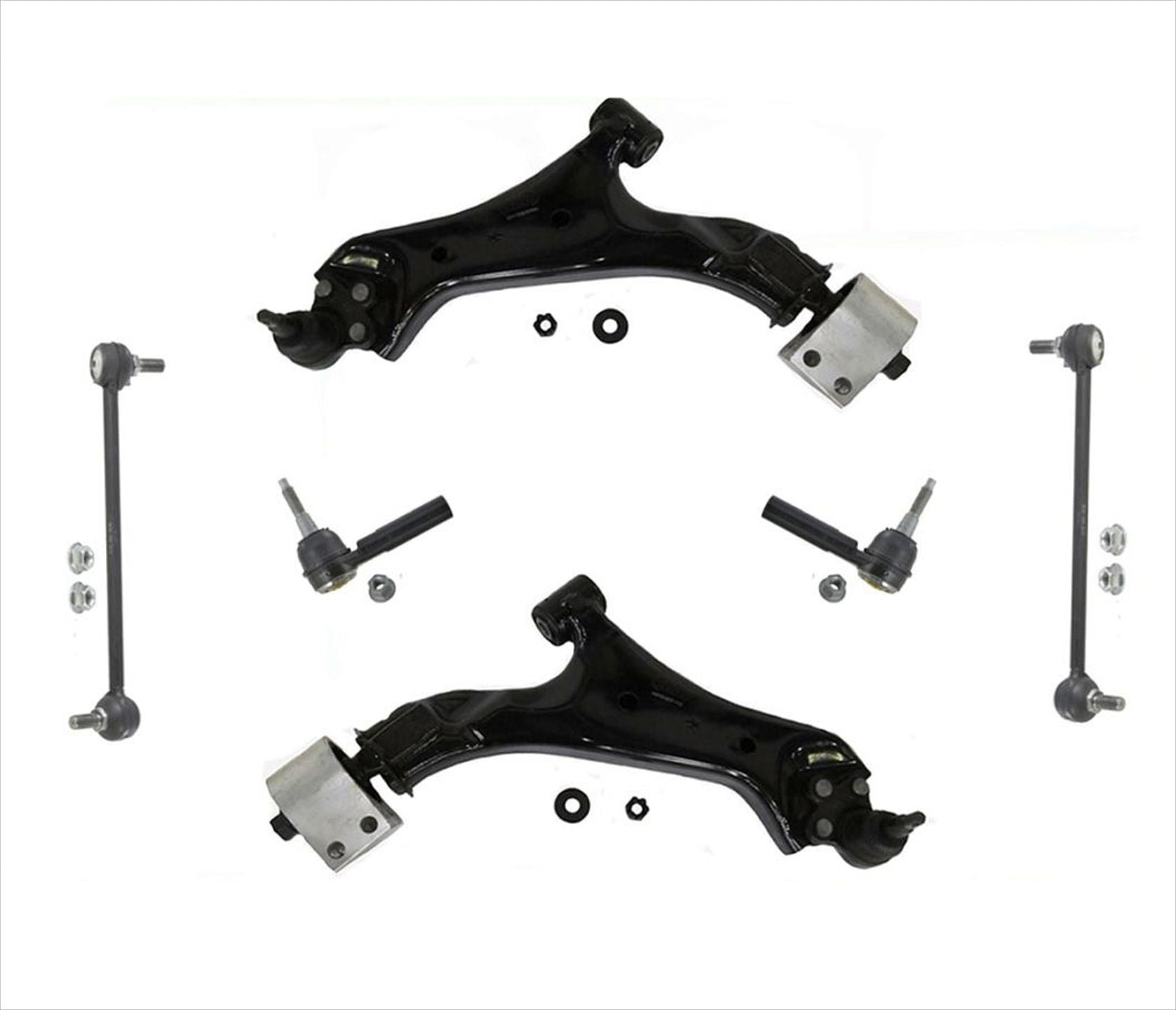 10pc Front Lower Control Arm & Tie Rod Boot Kit For 2010-2014 Subaru Legacy