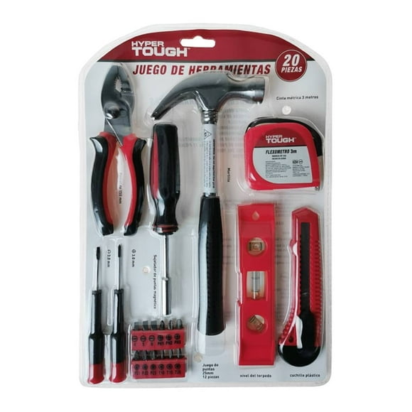 Juego de Herramientas Hyper Tough 20 Piezas