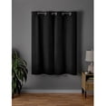 thumbnail image 3 of Mainstays Black Solid Blackout Grommet Single Curtain Panel, 30" W x 63" L, 3 of 10