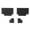 Black, variant on PBT Keycaps DSA Profile PBT Blank Keycaps for Ergodox Mechanical Gaming Keyboard