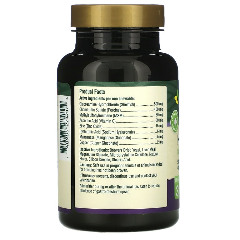 PetNC Care Advanced Chewable Dog Supplements Hip Joint Support Liver Flavor 45 ea Walmart