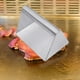 thumbnail image 4 of Prensa de carne de acero inoxidable para asar | Prensa de hamburguesas resistente para barbacoa con mango de madera | Plancha rectangular de 21 x 11 cm para hamburguesas, filetes y sándwiches, 4 of 9