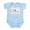 Sky Blue, variant on CafePress - Chica Infant Bodysuit - Baby Light Bodysuit, Size Newborn - 24 Months