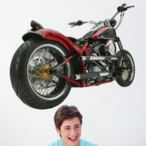 Wallhogs Motorcycle VII Cutout Wall Decal