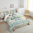 thumbnail image 3 of Manfei Lake House Bedding Sets Twin with Comforter, Beach Seashell Comforter Sets Twin Size, Lodge Cabin Reversible Down Comforter, Breathable Room Decor, 2 Pieces, 3 of 8