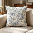 thumbnail image 6 of Decorative Throw Pillow Cover, Floral Pattern Decorative Throw Pillow Cover, Soft Plush Cushion with Couch Bed Pillow and, for Living Room Accent, 6 of 6