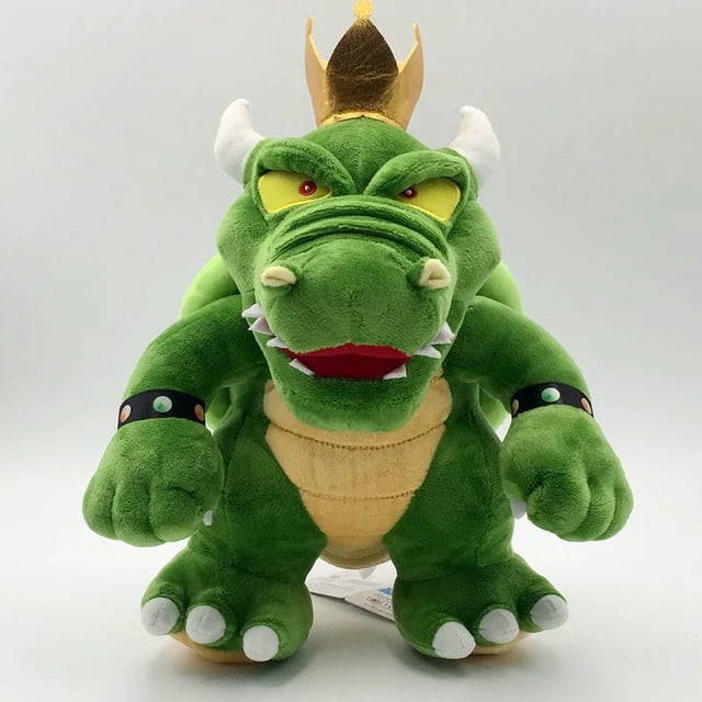 Mario Mario Muñeca Verde Rey Kuba Peluche Juguete King K Roll Muñeca Dragón de Fuego