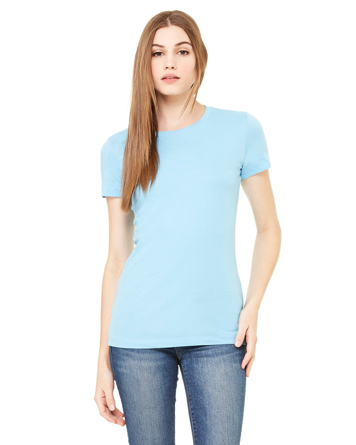The Bella + Canvas Ladies The Favorite T-Shirt - OCEAN BLUE - XL ...