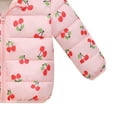 thumbnail image 7 of Karoyedx Toddler Boy Fall Clothes Winter Coats Puffer Padded Jacket for Toddler Boys Girls Kids Light Outwear Cute Hoods Clothing Pink Size,5-6 Years, 7 of 7