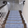 thumbnail image 2 of SussexHome Hudson Design 9" X 28" Stair Treads - 150 % Cotton Anti-Slip Carpet Strips for Indoor Stairs-Easy to Install Stair Treads with Double Adhesive Tape-Safe, Extra-Grip, 15-Pack-Navy, 2 of 8