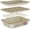 White Marble, variant on Bakken 4-Piece Bakeware Sets, Nonstick Carbon Steel Baking Sheet, Stackable Space-Saving Bakeware, Dishwasher Safe, Oven Safe 450°F, Gray Marble