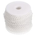 thumbnail image 2 of Rollo De Cuentas De Perlas De 98,4 Pies, Blanco, Elegante, 5Mm, Hilo De Algodón De Perlas Artificiales, Cadena De Cuentas De Imitación, Rollo De Cadenas Para Decoración De Manualidades De Fiesta Serendint HA021710-00, 2 of 7