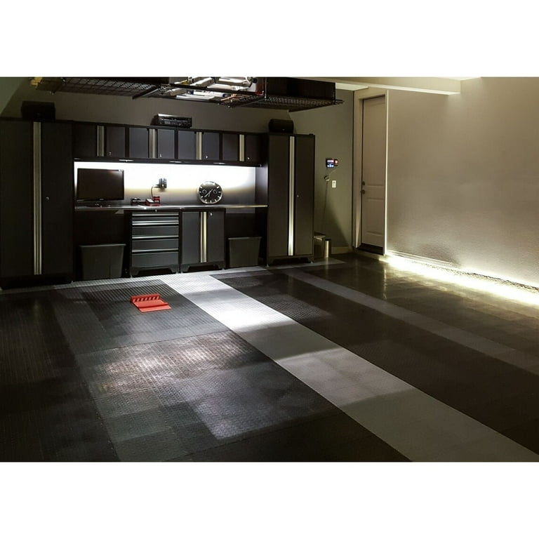 MotorDeck 12 in. x 12 in. Coin Black Modular Tile Garage Flooring (24-Pack) MotorDeck 12 in. x 12 in. Coin Black Modular Tile Garage Flooring (24-Pack)