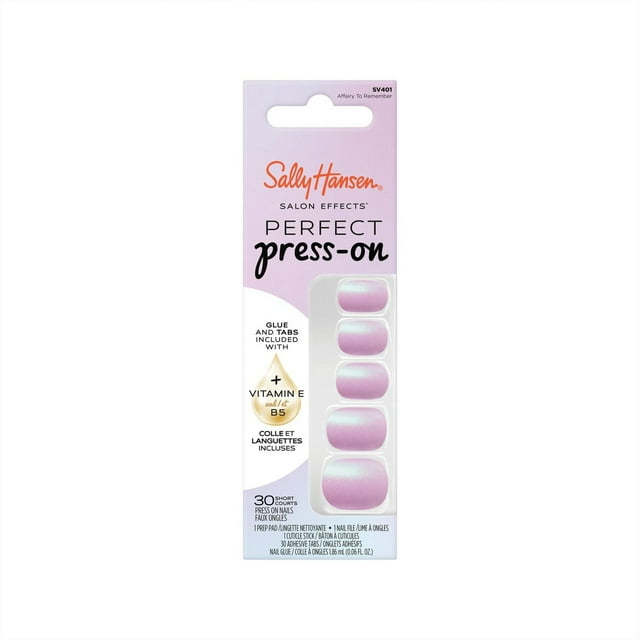 Salon Effects Perfect Press-On Nails, Non-Damaging Manicure, Easy to Apply